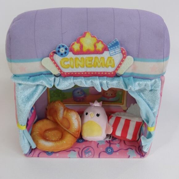 Squishmallows Squishville Cinema Playset with Minis-Squishmallow Accessories - Picture 1 of 2